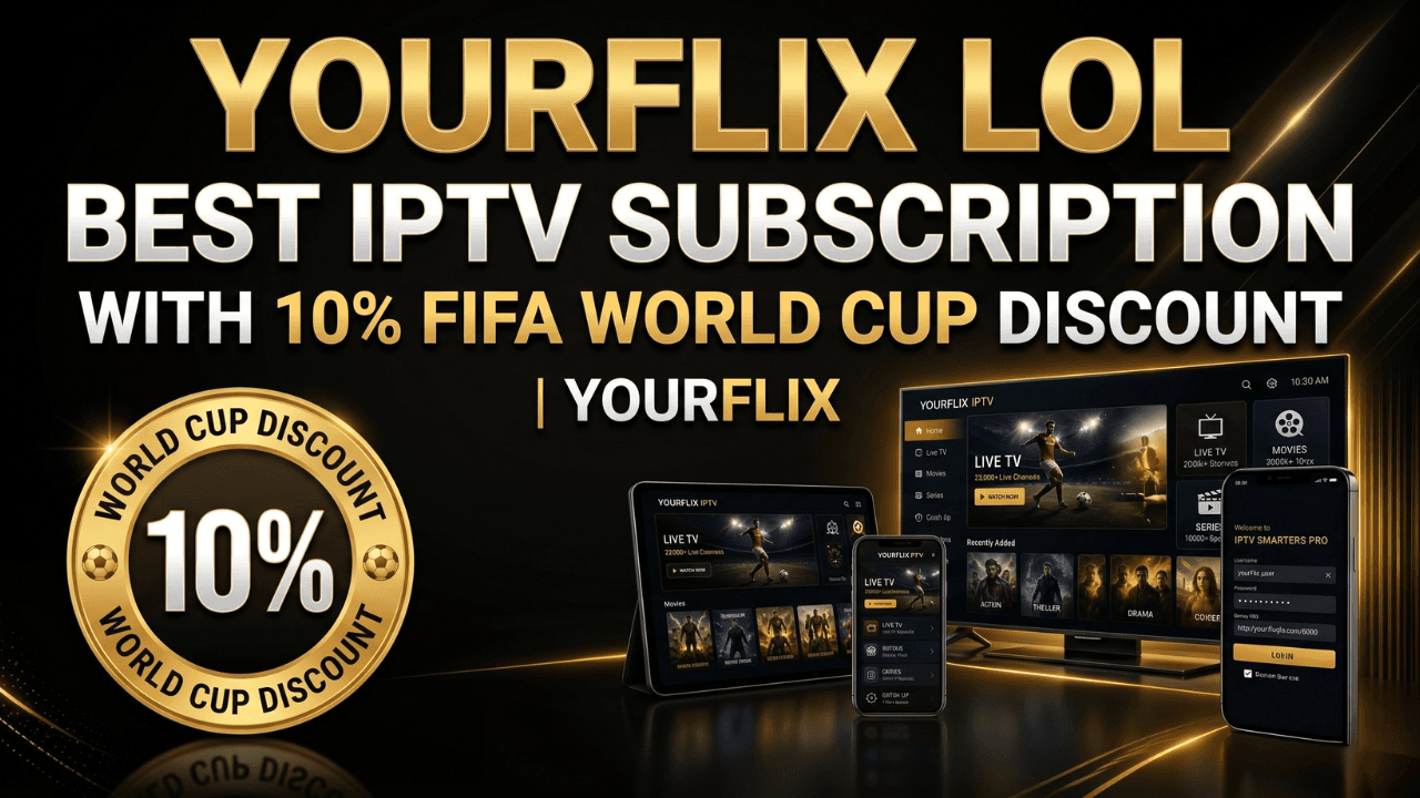 YourFlix blog coverage illustration detailing: YourFlix LOL: The Best IPTV Subscription You'll Ever Try (Seriously, LOL)